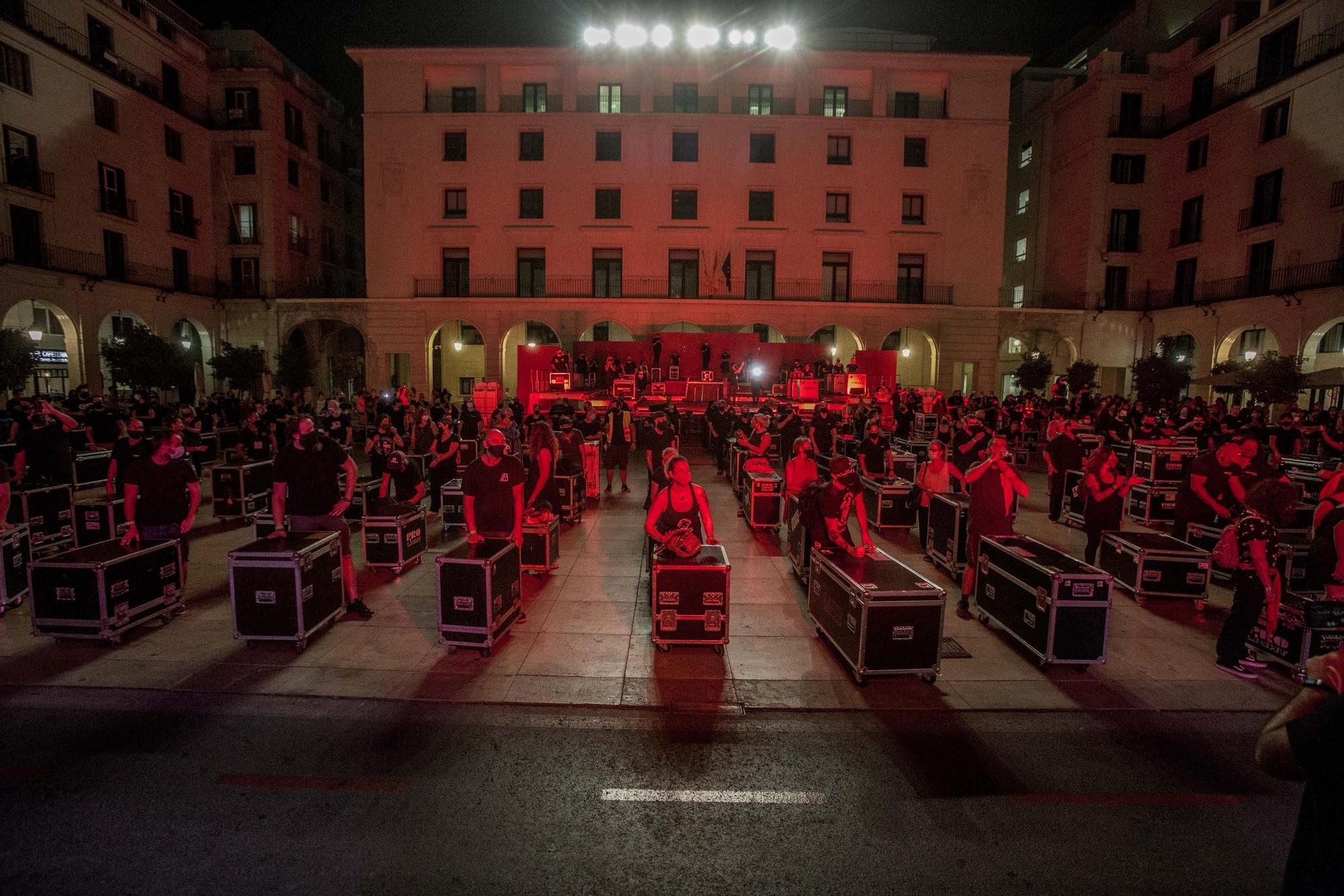 Manifestación de Alerta Roja