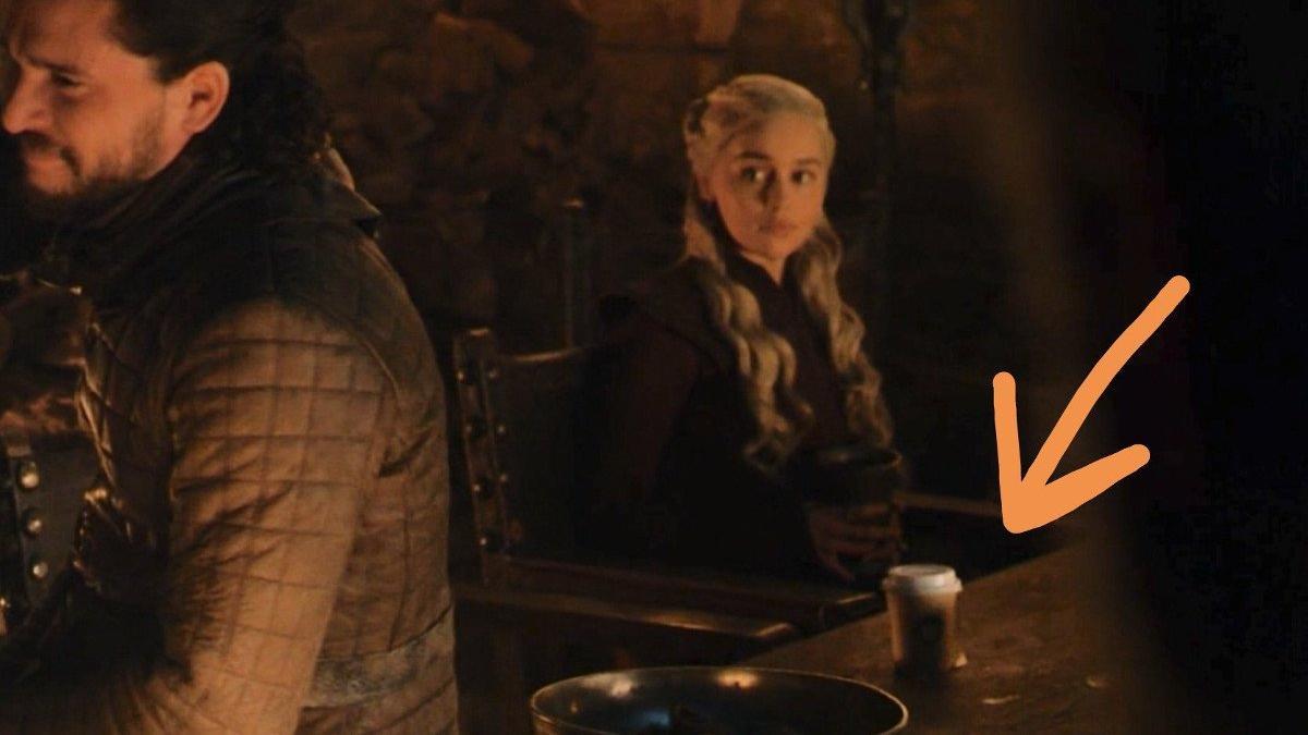 Imagen del café junto a Daenerys en 'Juego de tronos'