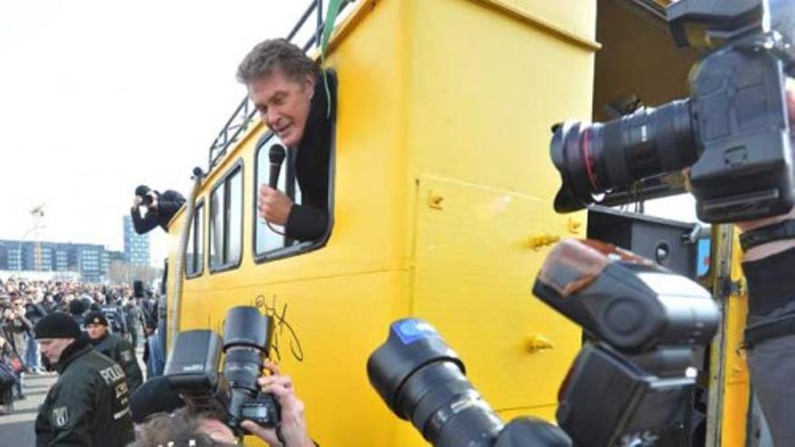 David Hasselhoff se moviliza para salvar el Muro de Berlín