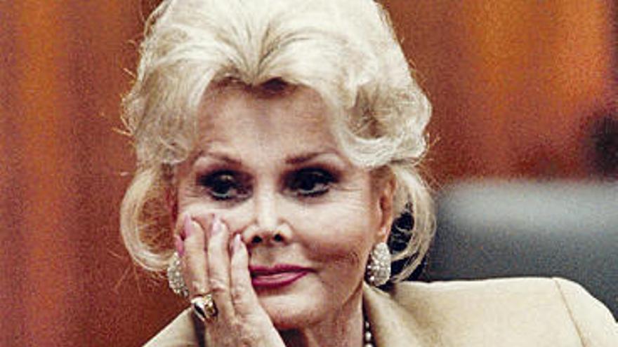 Zsa Zsa Gabor.