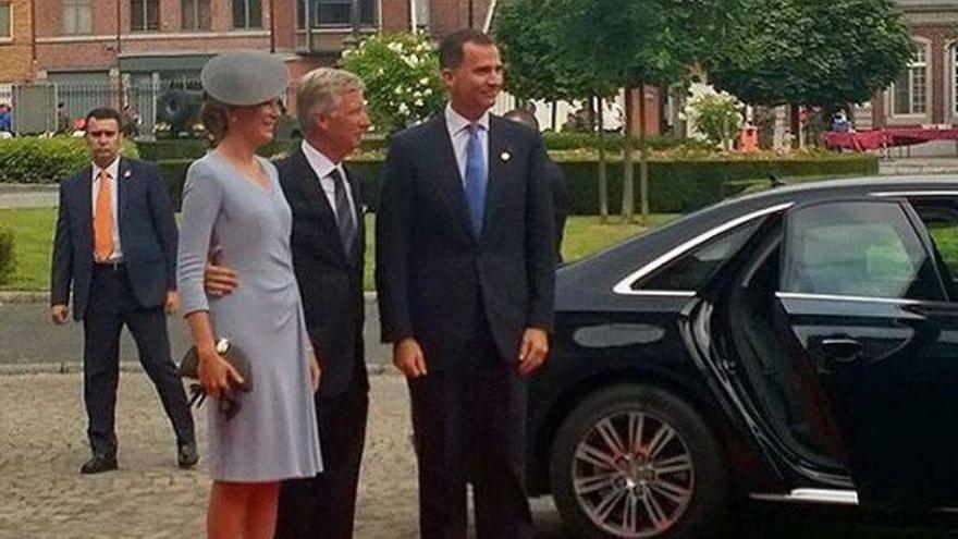 Felipe VI asiste al acto de conmemoración de la Primera Guerra Mundial en Bélgica