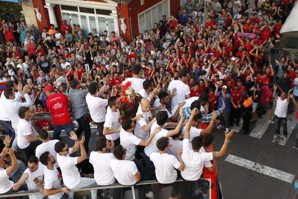 Así ha sido la fiesta del ascenso del Atlético Saguntino a Segunda B