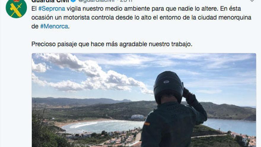 La &quot;ciudad menorquina&quot; de Menorca, el error de la Guardia Civil que incendia las redes