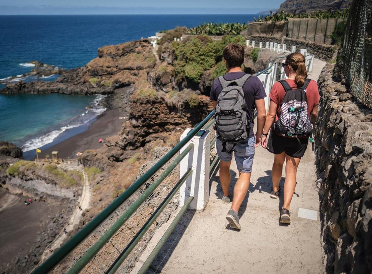 Turistas en El Rincón.