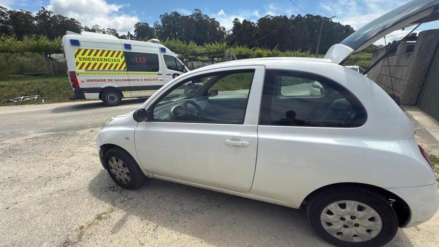 Jornada accidentada en las carreteras de O Salnés con cuatro heridos