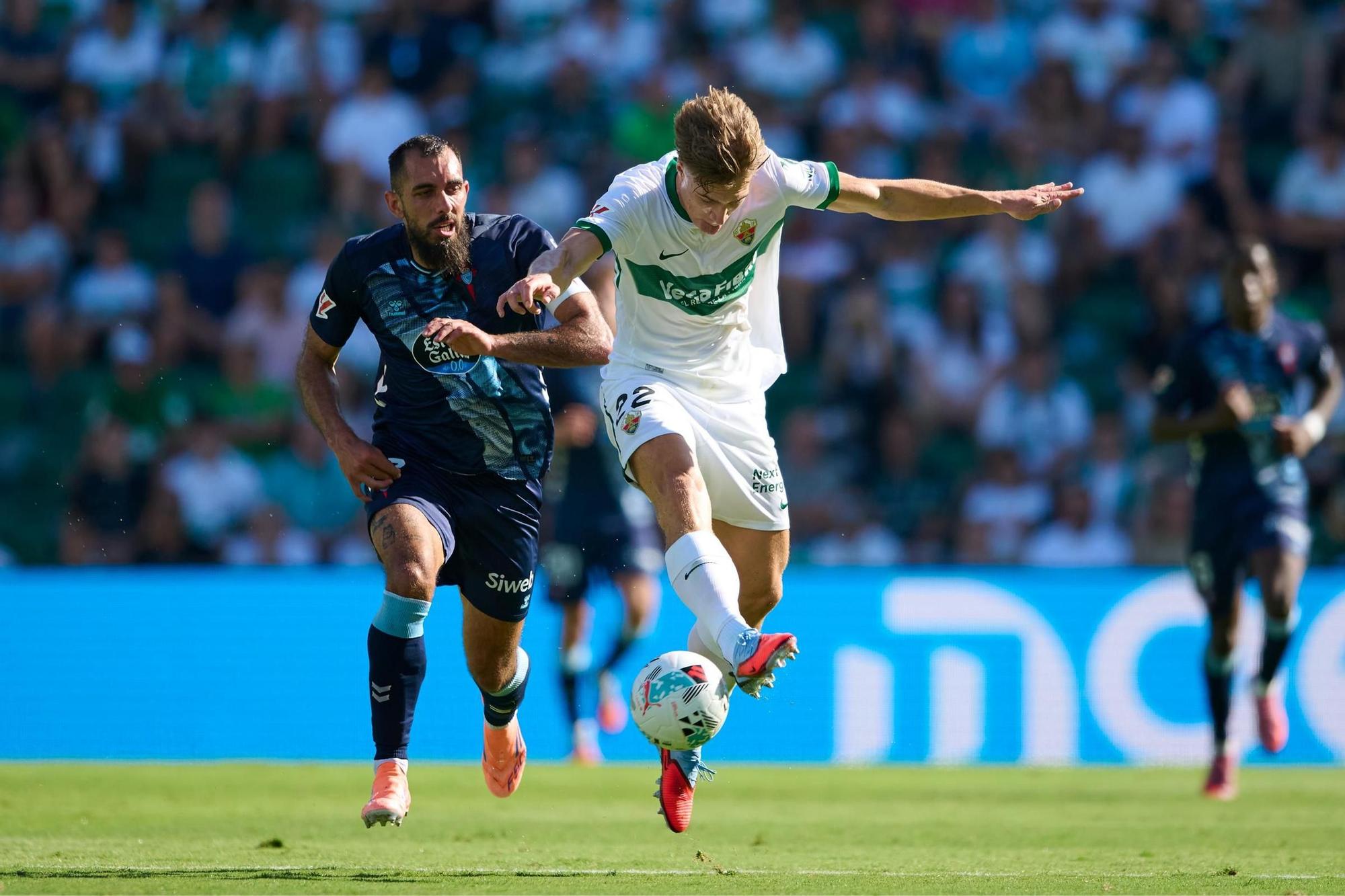 Las imágenes del Elche-Celta