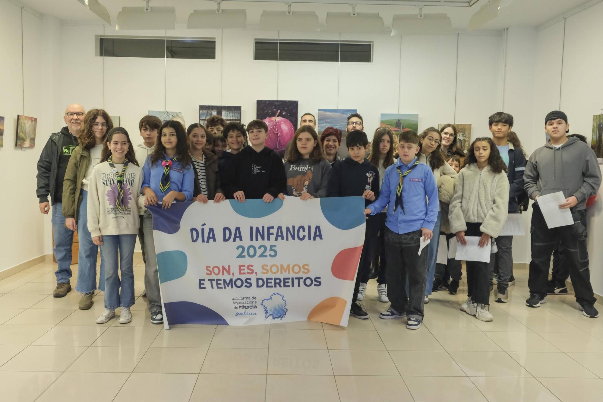 Los niños de Ourense reinvindican sus derechos