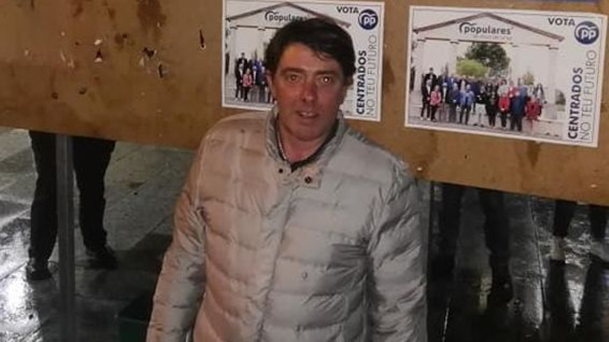 Antonio Fernández Veiga, la primera noche de campaña en las elecciones del 2019