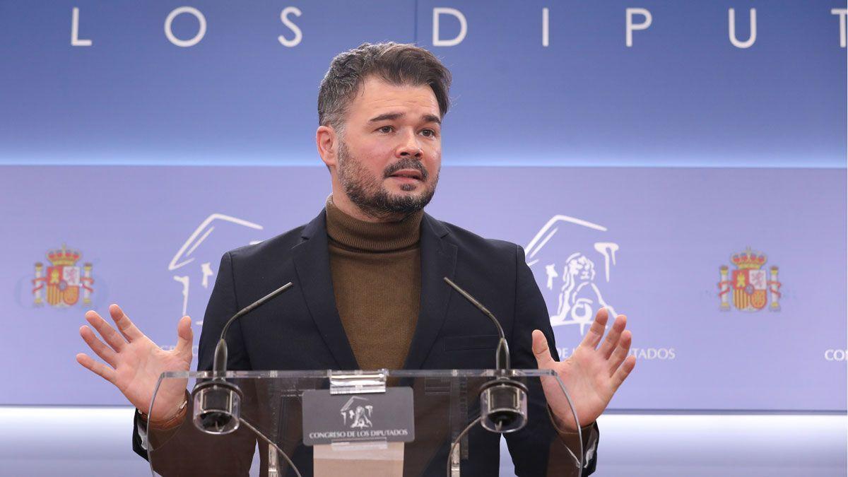 Gabriel Rufián, al Congrés dels Diputats