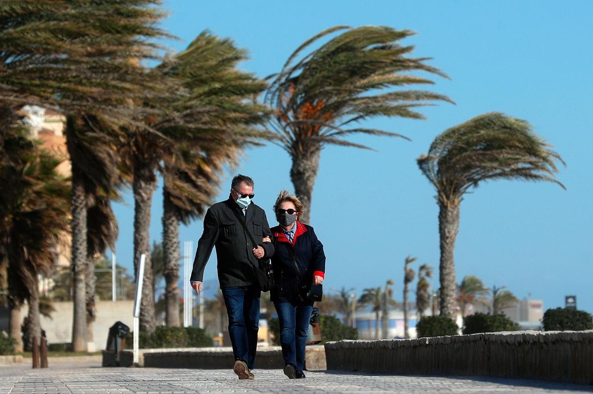 El viento será uno de los efectos del paso de la borrasca Efraín por Castellón.