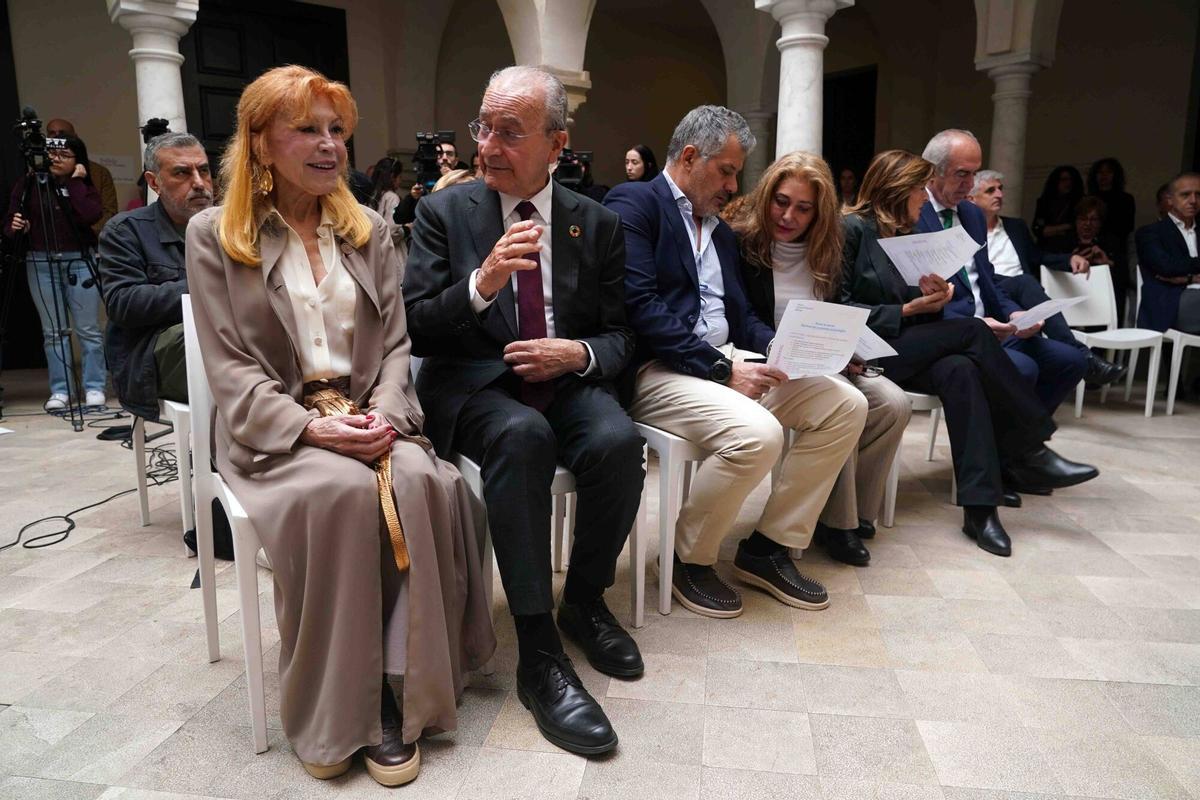 Inauguración del yacimiento romano en el subsuelo del Museo Carmen Thyssen