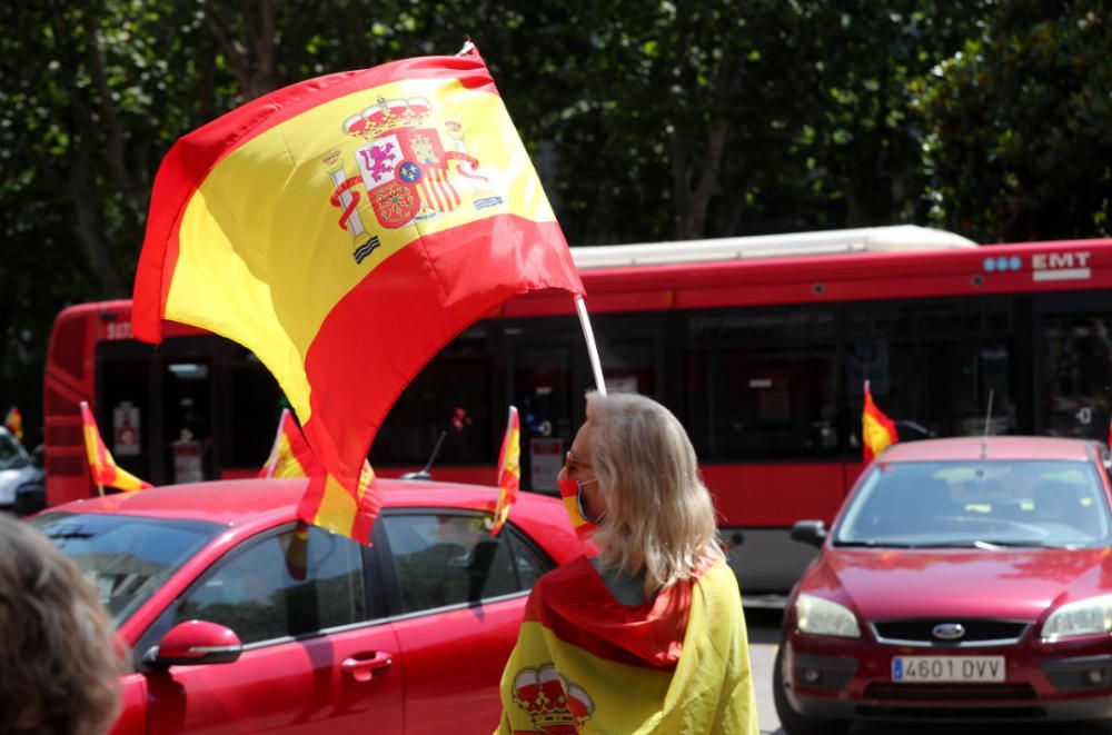 Manifestación contra el Gobierno convocada por Vox en Valencia