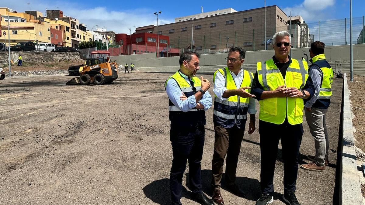 Visita al nuevo aparcamiento de Chamberí.