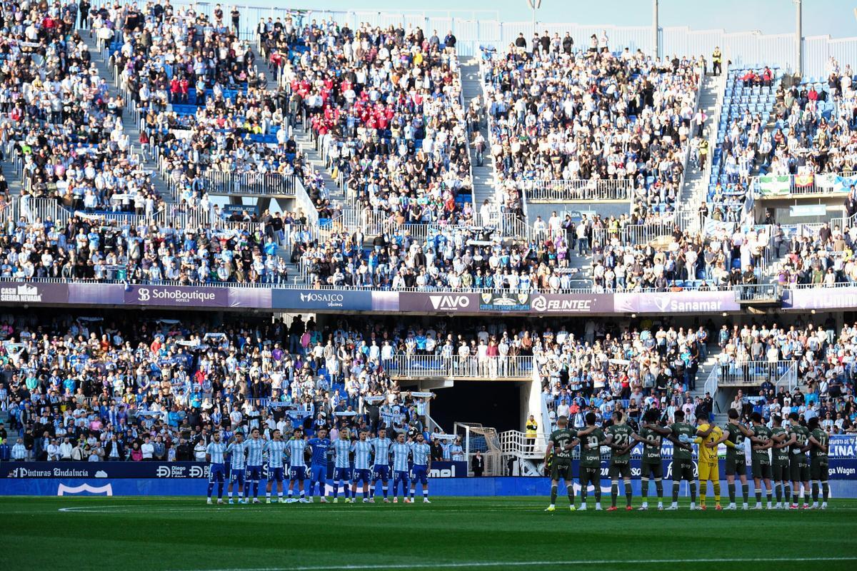 Málaga CF - CD Leganés, en imágenes