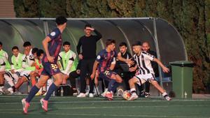 Óscar López vivió de manera especial el Castellón B-Barça Atlètic
