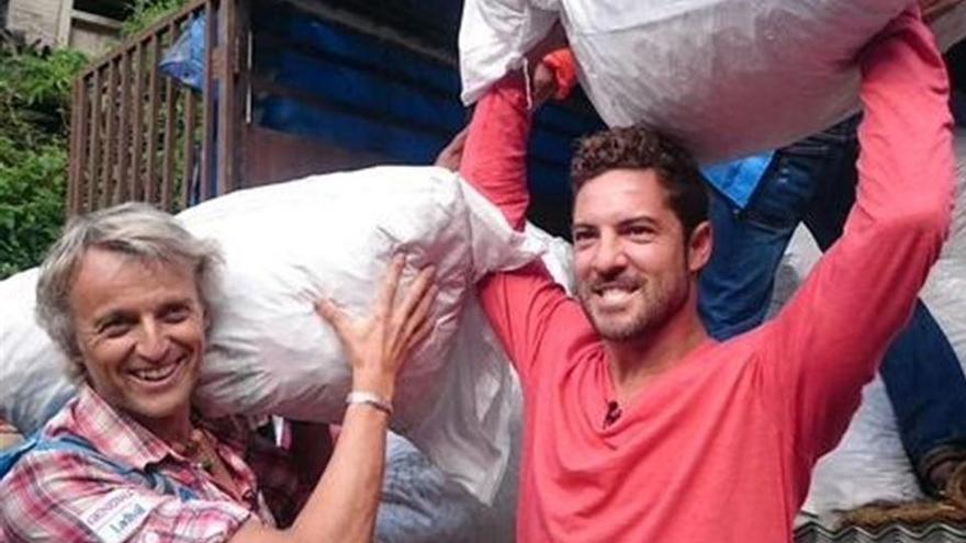 Jesús Calleja y David Bisbal, en Nepal.