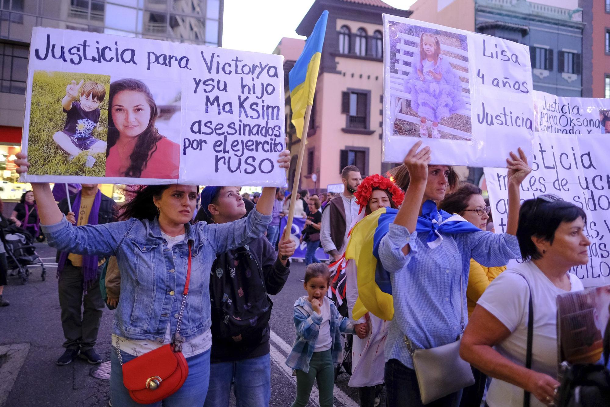 Manifestación por el 8M en Las Palmas de Gran Canaria