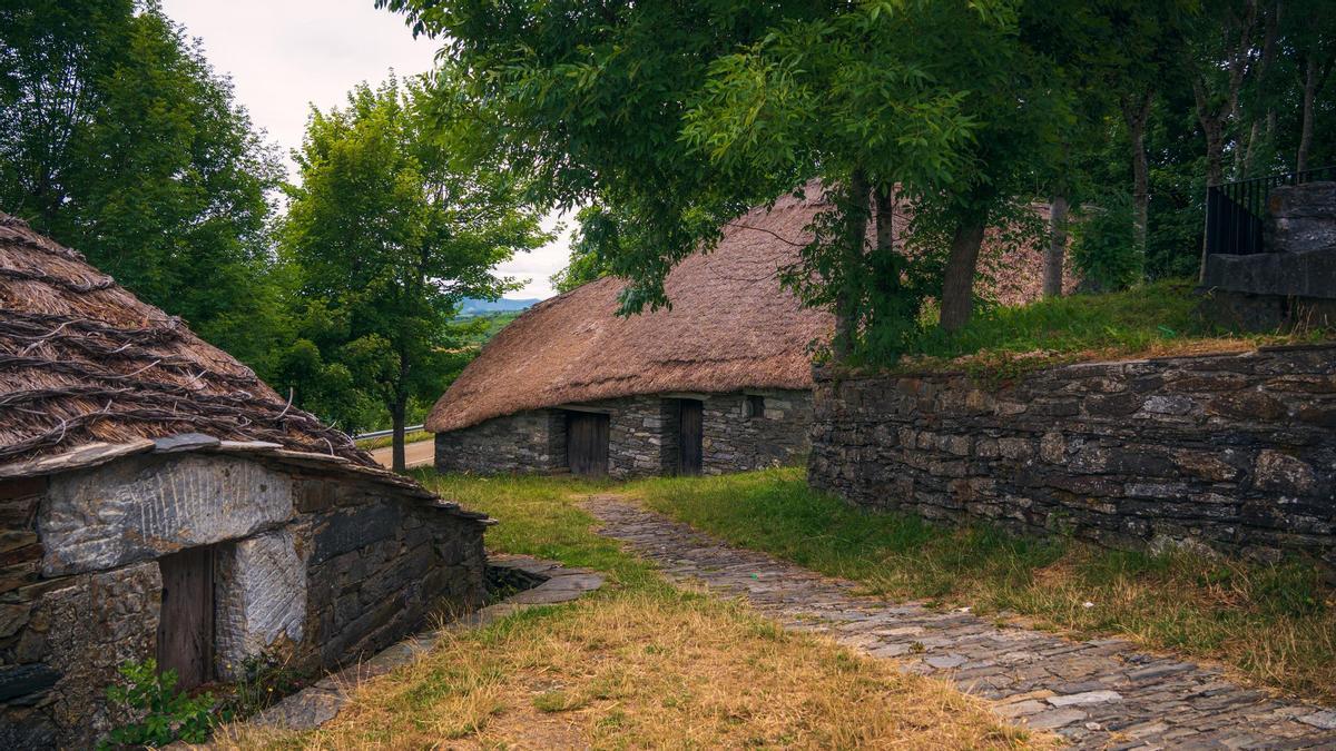 Las pallozas son uno de los principales distintivos de O Cebreiro