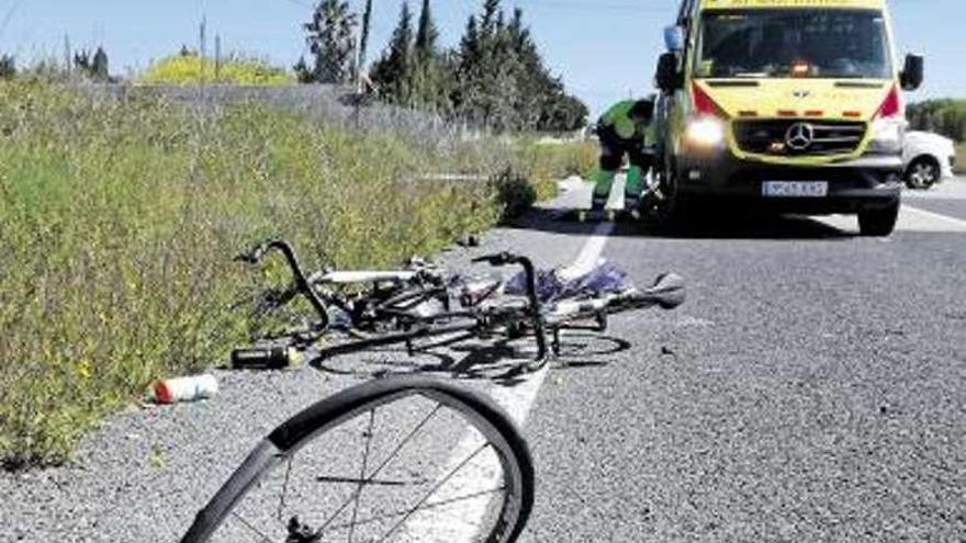 Escenario del accidente en Capdepera.