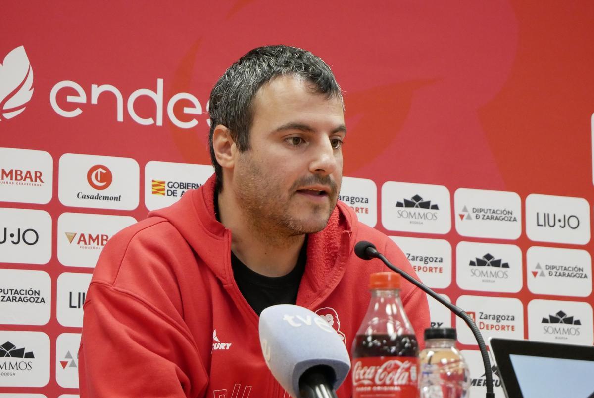 Carlos Cantero, durante una rueda de prensa