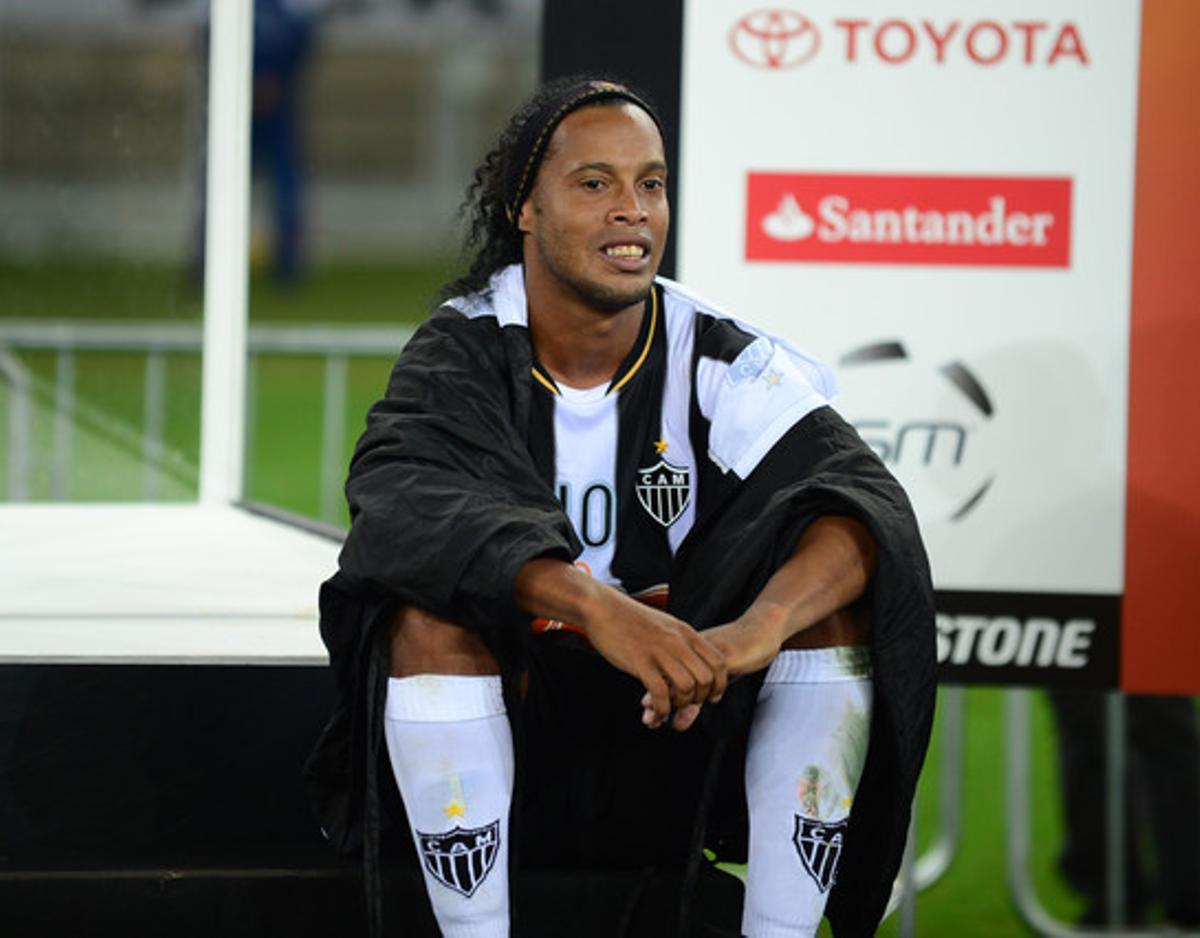 Ronaldinho, després d’un partit de la Copa Libertadores, el juliol passat a Belo Horizonte (Brasil).