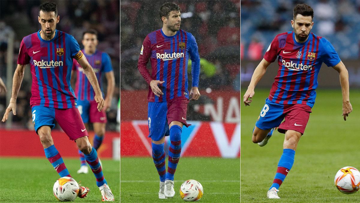 Busquets, Piqué y Alba son imprescindibles para Xavi