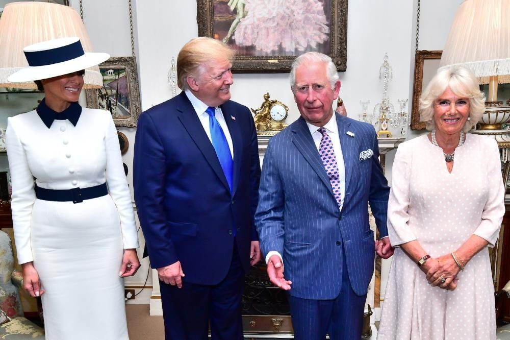 La visita de Trump a Londres, en imatges