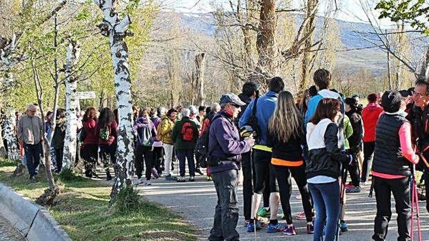 450 cerdans participen a la novena edició de la Caminada de la Sèquia