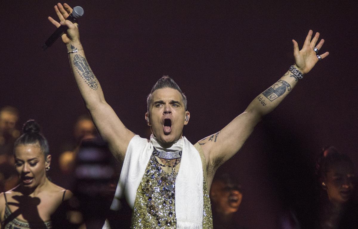 Concierto de Robbie Williams en el Palau Sant Jordi