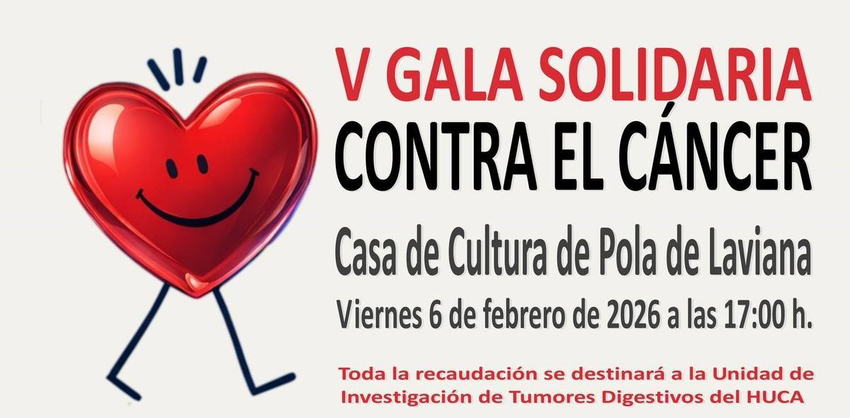 El cartel de la gala solidaria.
