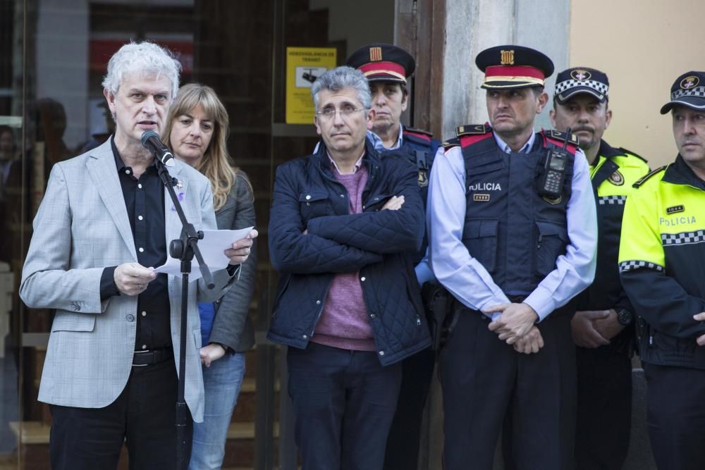 Minuts de silenci a Blanes