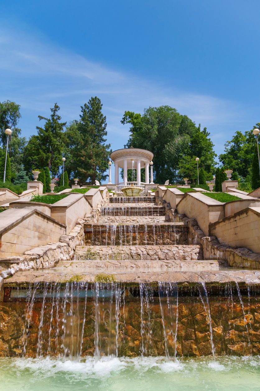 Parque en Chisinau, capital de Moldavia