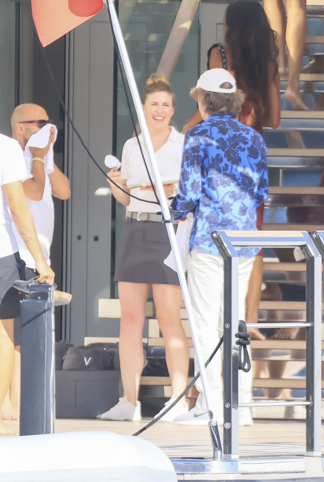 Mick Jagger y Leonardo Dicaprio, en Cala Jondal (Ibiza)