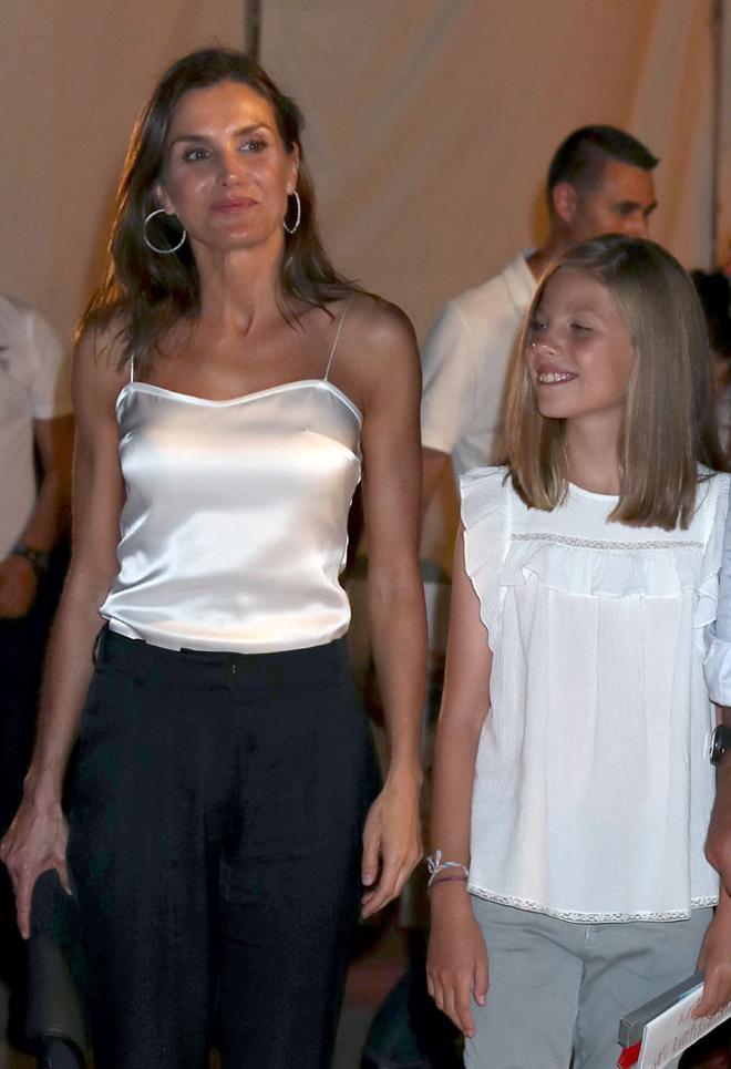 Letizia Ortiz y la Infanta Sofía