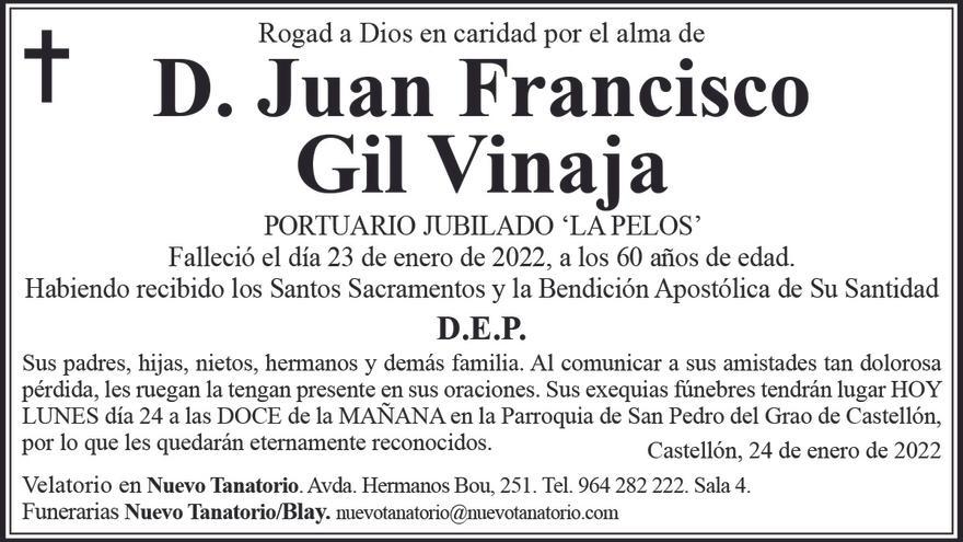 D. Juan Francisco Gil Vinaja