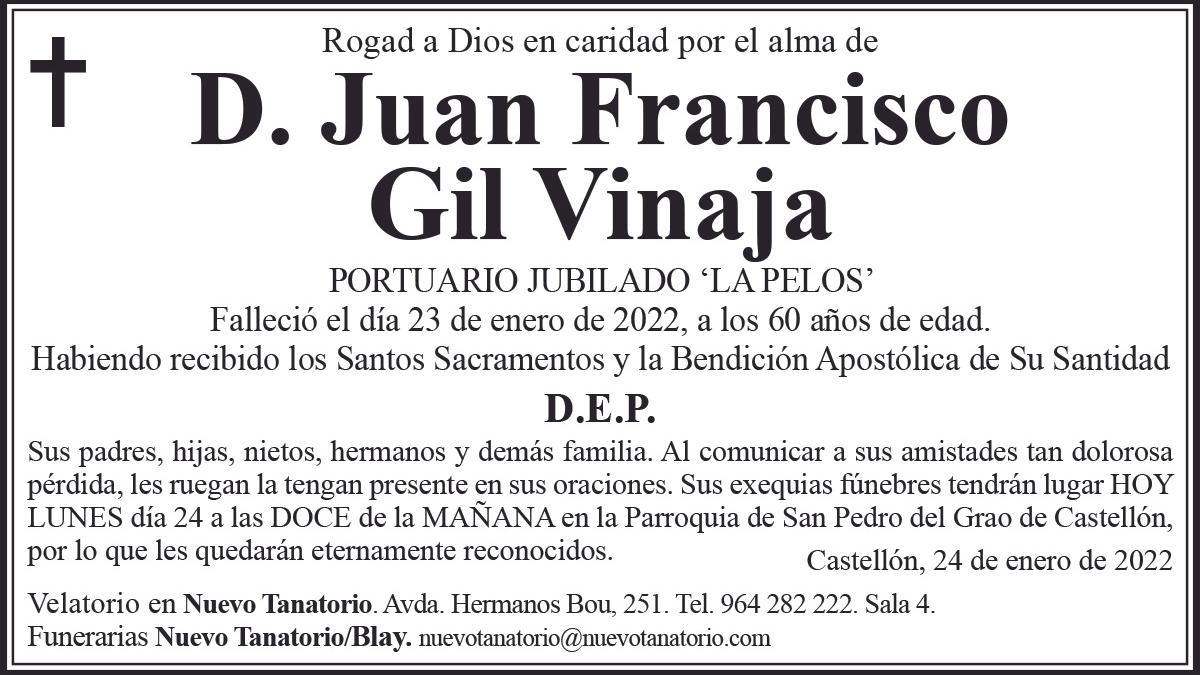 D. Juan Francisco Gil Vinaja