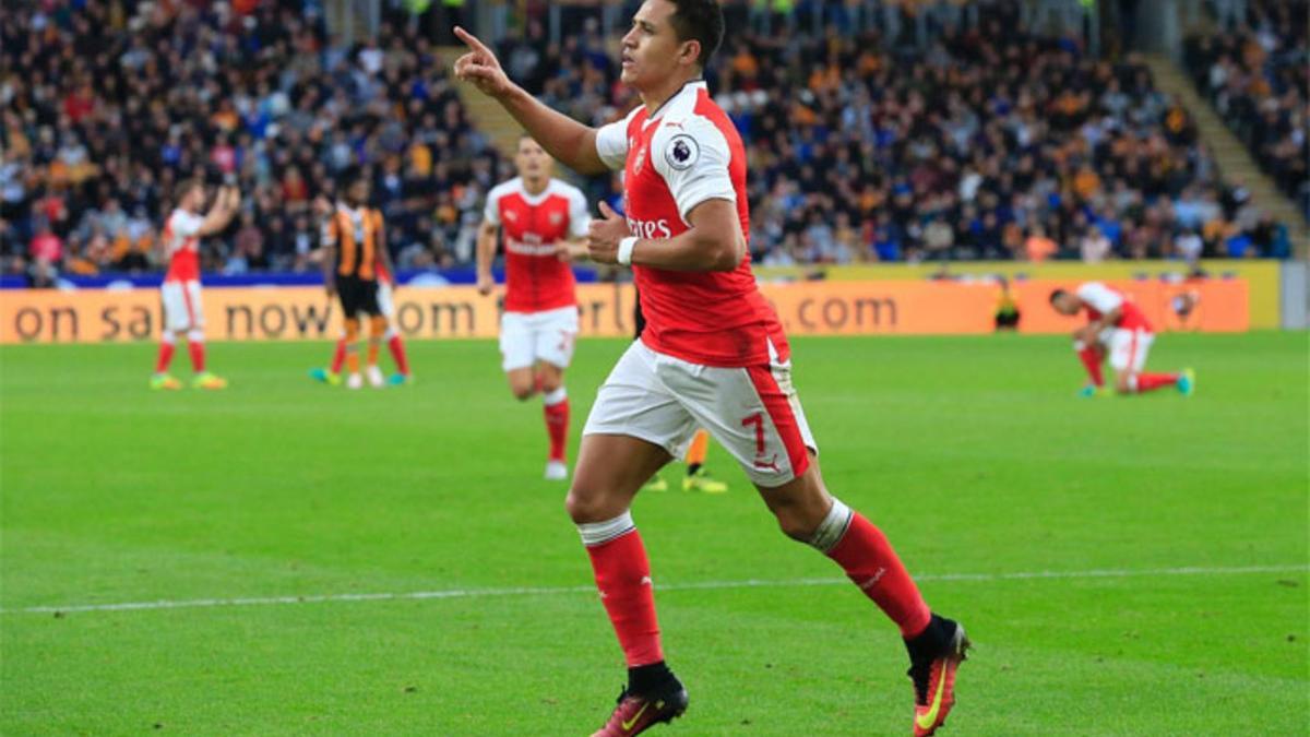 Alexis Sánchez, estrella chilena del Arsenal