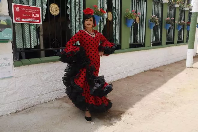 Los trajes de flamenca de las cordobesas en el domingo de Feria