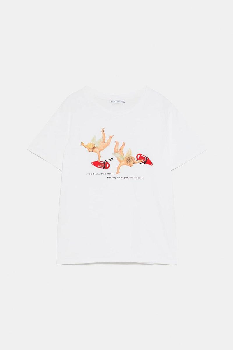 Camiseta angelitos de Zara (precio: 9,90 euros)