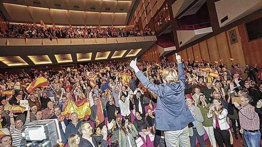 Imagen del último acto de Vox en Palma.