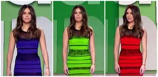Cristina Pedroche luce el polémico vestido azul y negro o dorado y blanco