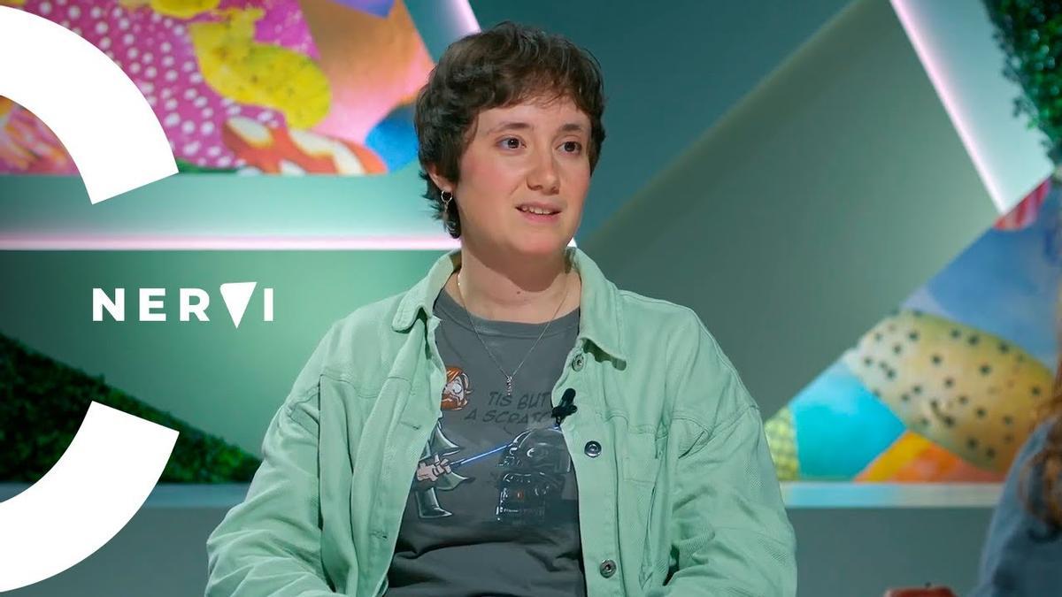 La jove directora d'orquestra de La Jana en una entrevista recent a TV3.