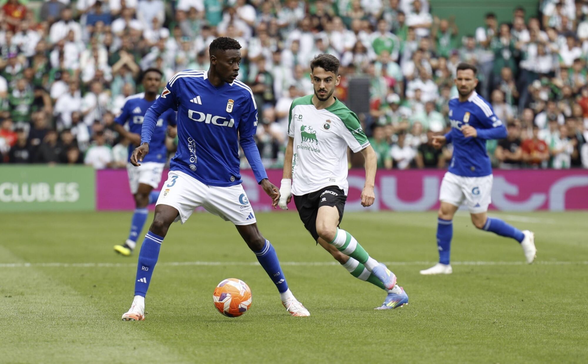 Así fue el partido entre el Real Oviedo y el Racing de Santander