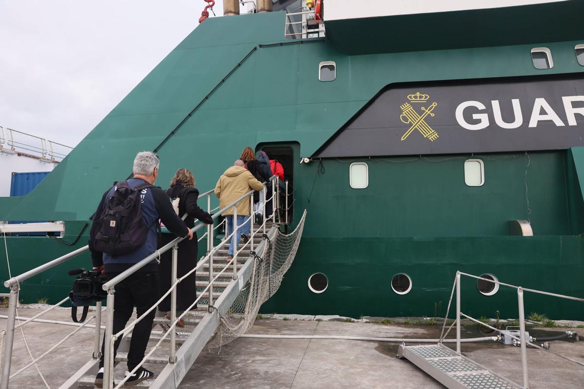 En imágenes: Así son las entrañas del "Conde de Ahumada", el buque más moderno de la Guardia Civil