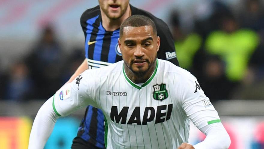 Kevin-Prince Boateng amb la camiseta del Sassuolo italià