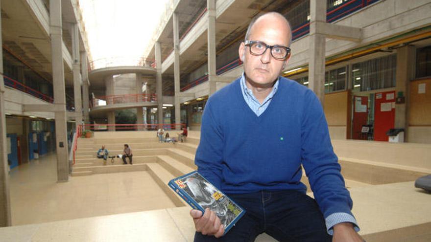 Luis Roca ayer en la Escuela de Arquitectura de la ULPGC.