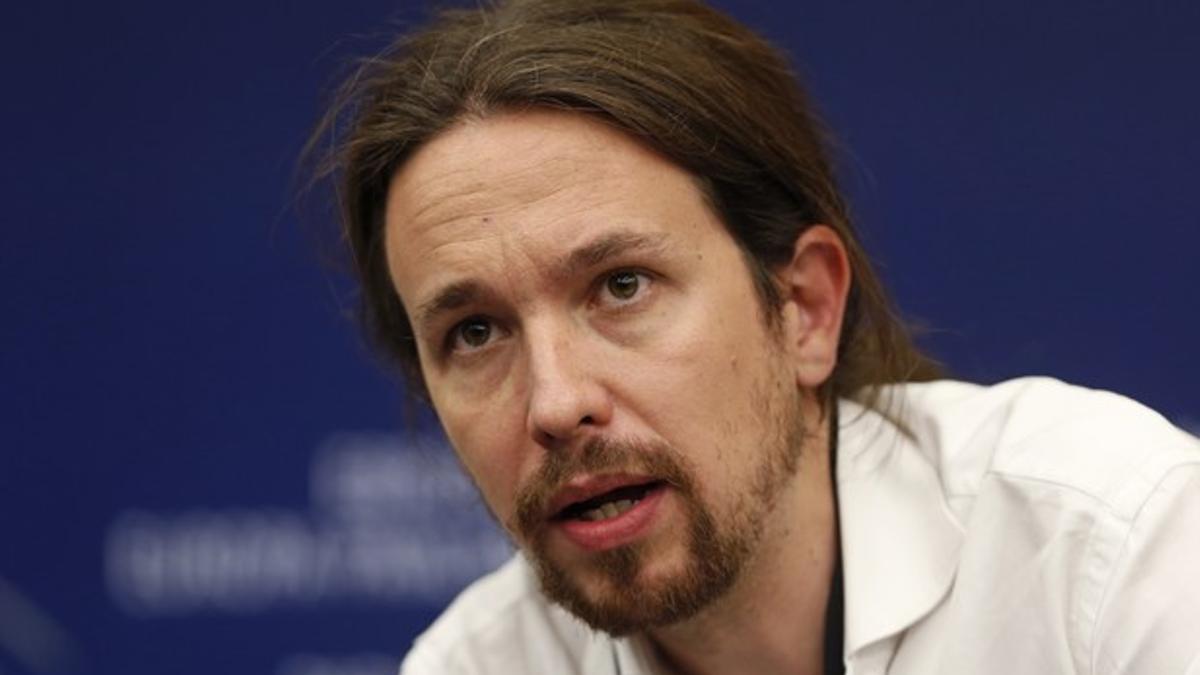 Pablo Iglesias, líder de Podemos, en el Parlamento de Estrasburgo, el pasado 1 de julio.