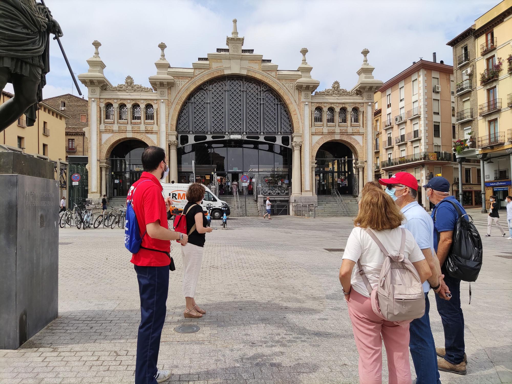 Diferentes enclaves de la ruta por el Casco Histórico de Zaragoza