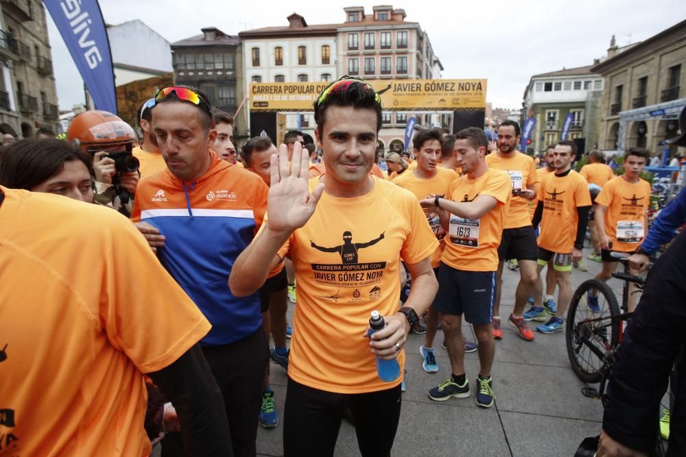 Carrera popular con Javier Gómez Noya, premio "Princesa de Asturias" de los Deportes 2016, en Avilés