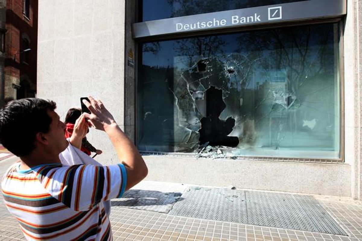 Els incidents del 29-M, vistos per Julio Carbó.
